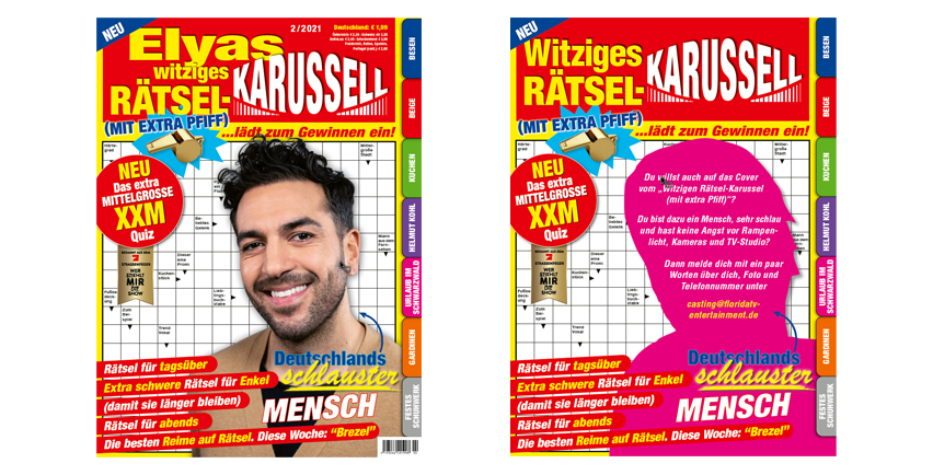 Witziges Rätsel Karussell